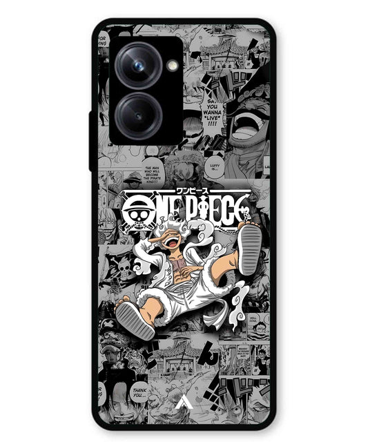 Onepiece luffy 01 Anime Metal Back Cover Phone Case for Realme 10 Pro