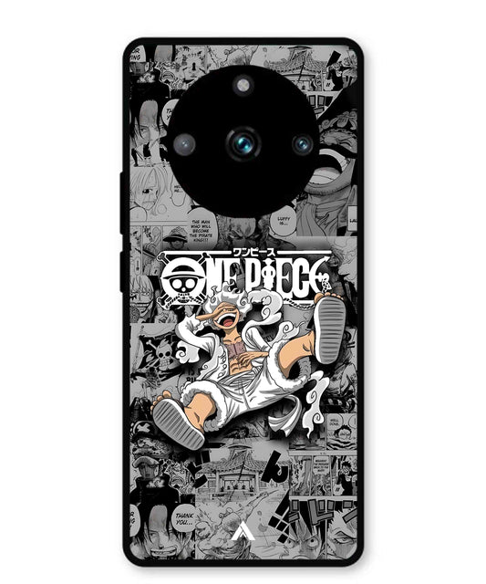 Onepiece luffy 01 Anime Metal Back Cover Phone Case for Realme 11 Pro