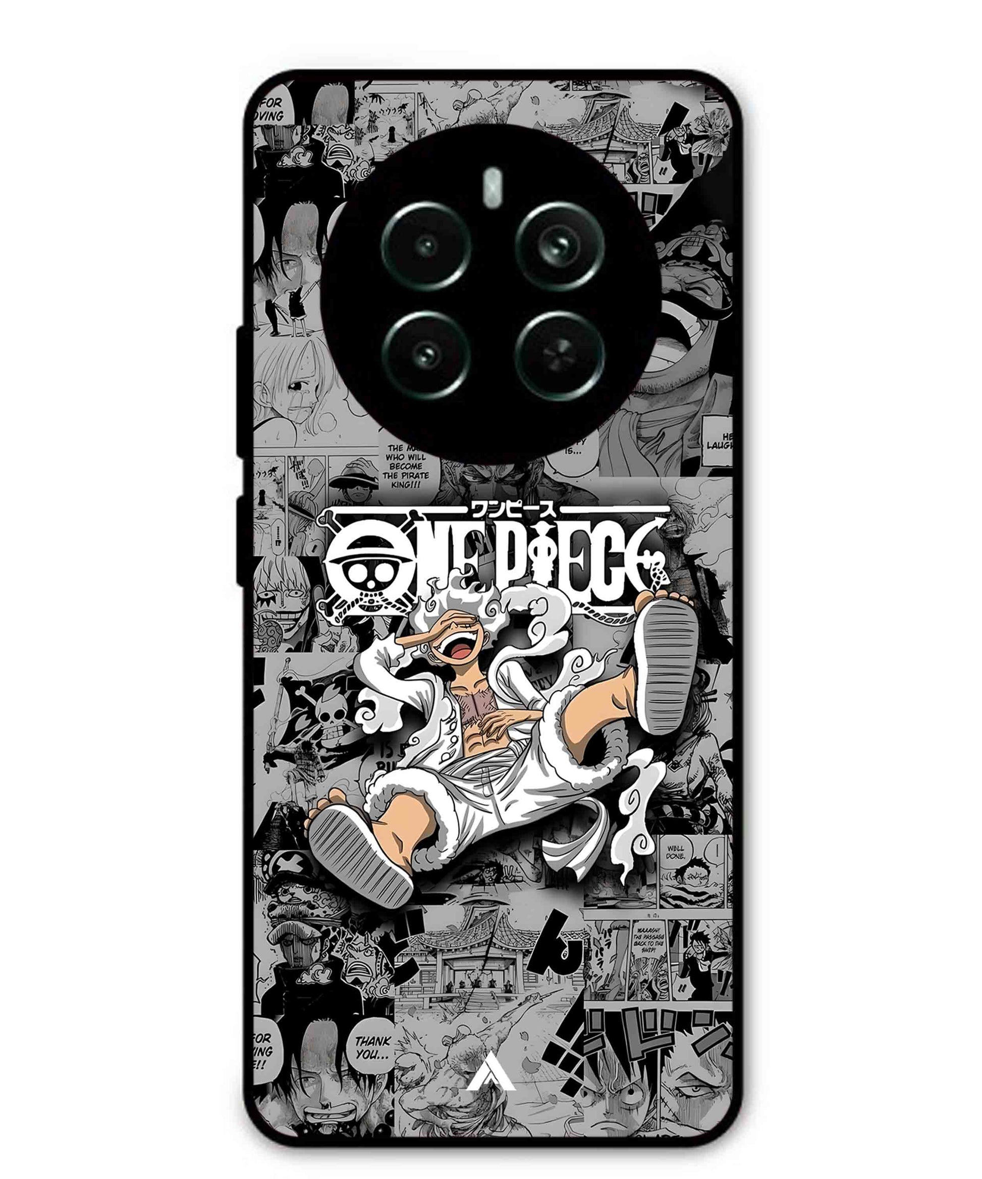 Onepiece luffy 01 Anime Metal Back Cover Phone Case for Realme 12 Pro Plus