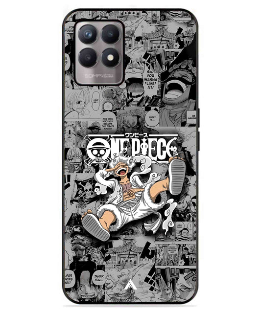 Onepiece luffy 01 Anime Metal Back Cover Phone Case for Realme 8 4G