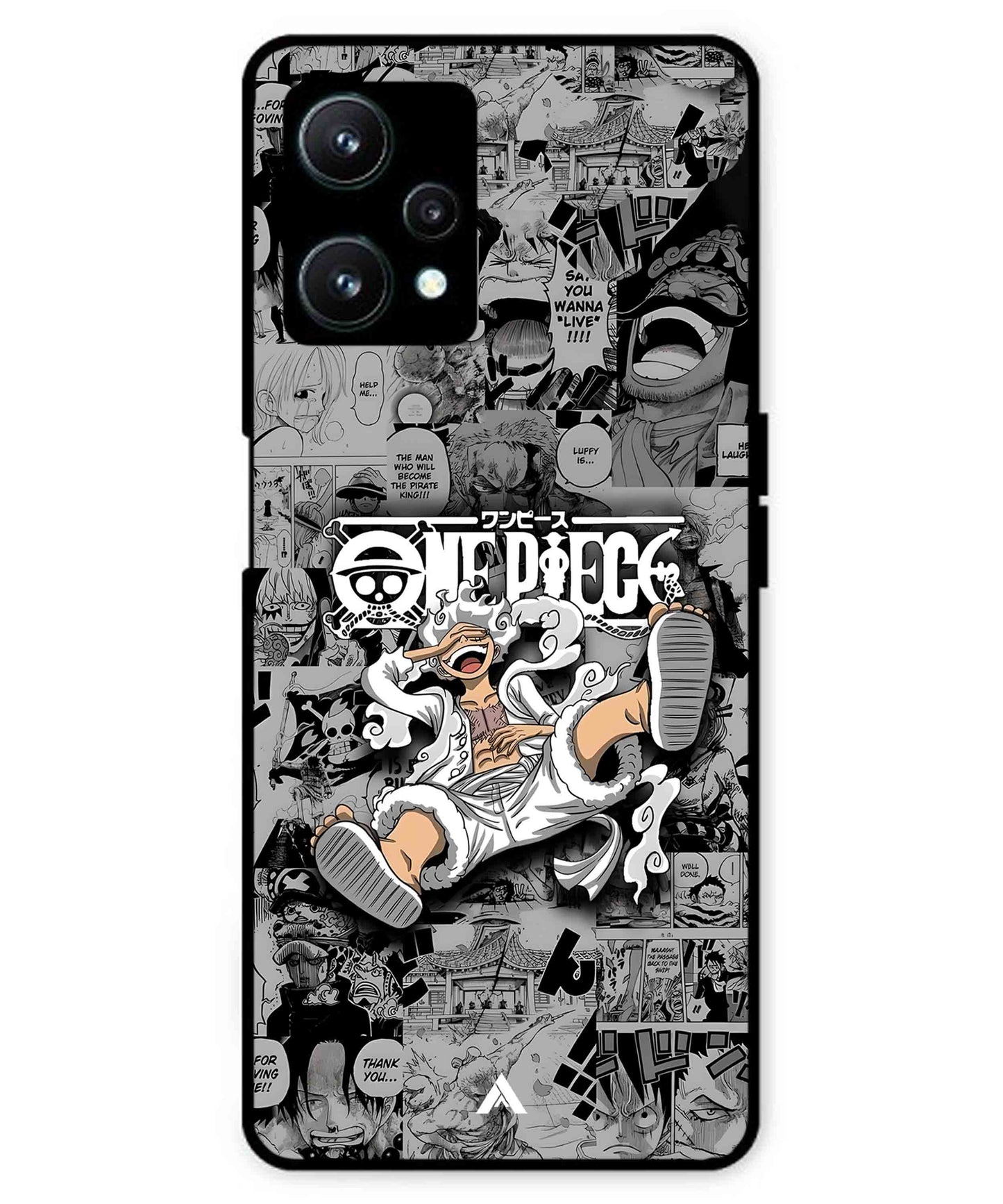 Onepiece luffy 01 Anime Metal Back Cover Phone Case for Realme 9 SE