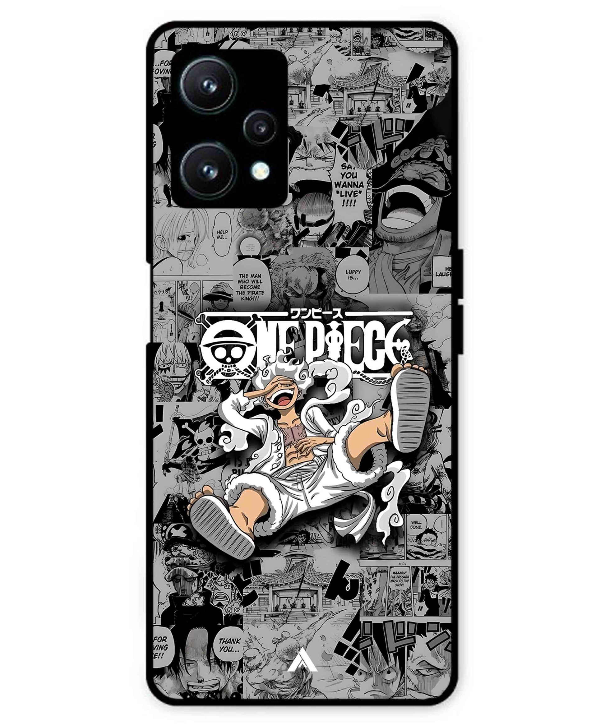 Onepiece luffy 01 Anime Metal Back Cover Phone Case for Realme 9 SE