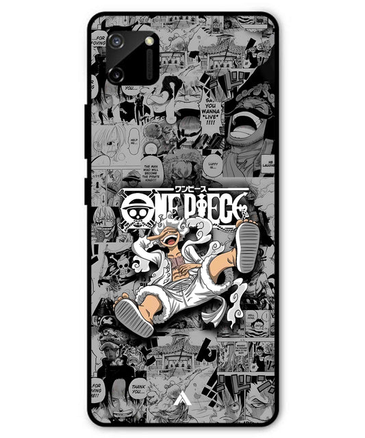 Onepiece luffy 01 Anime Metal Back Cover Phone Case for Realme C11