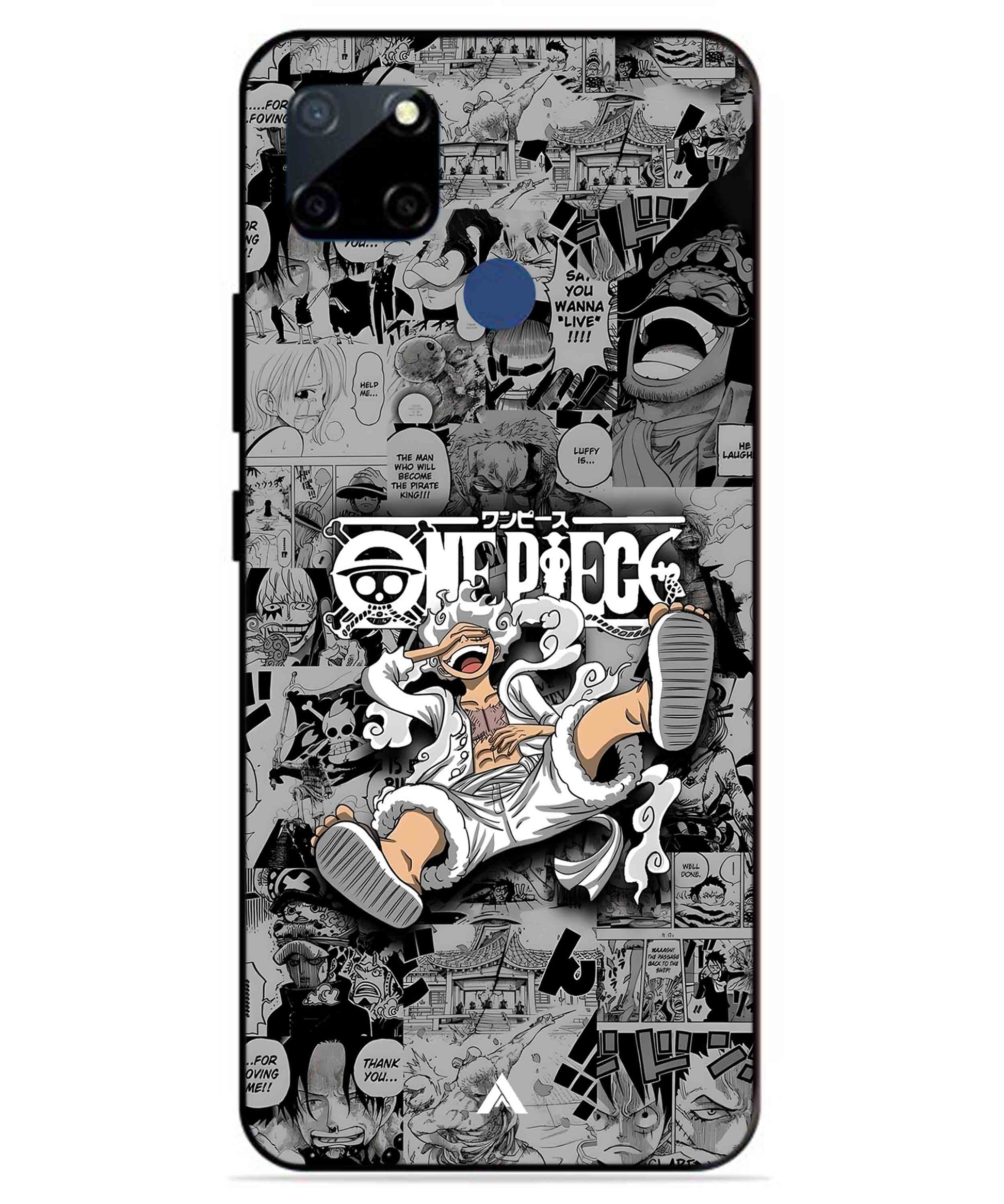 Onepiece luffy 01 Anime Metal Back Cover Phone Case for Realme C12