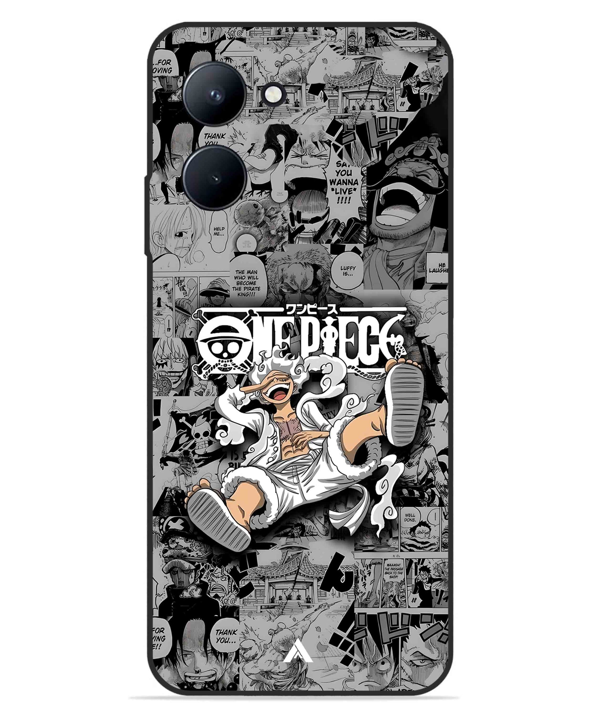 Onepiece luffy 01 Anime Metal Back Cover Phone Case for Realme C33