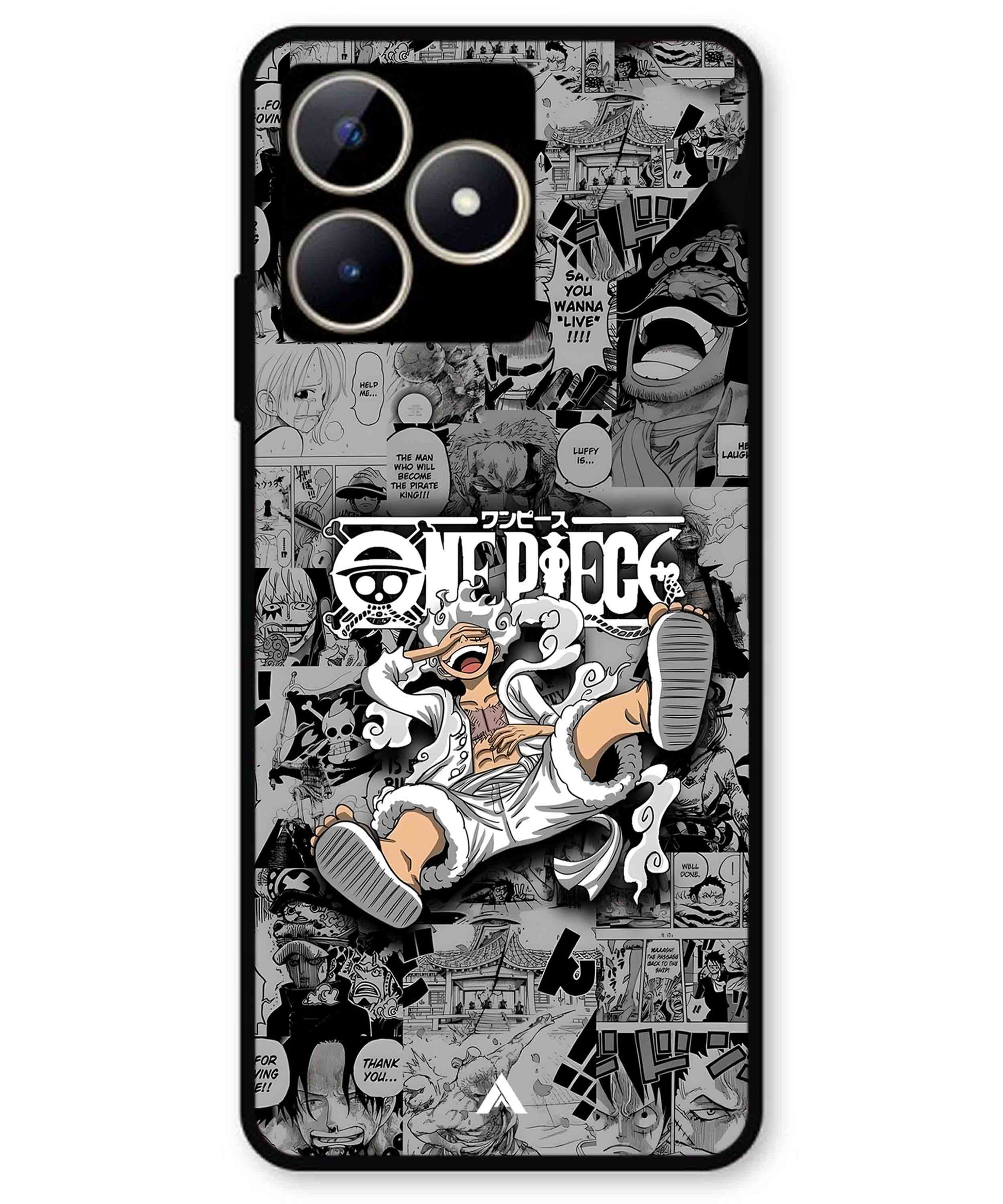 Onepiece luffy 01 Anime Metal Back Cover Phone Case for Realme C51