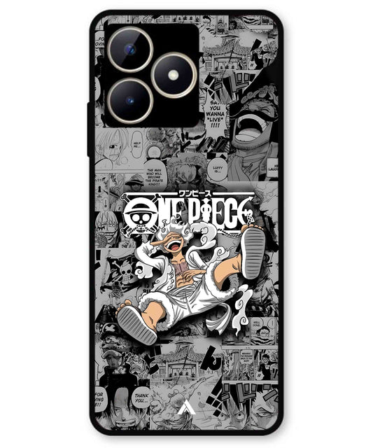 Onepiece luffy 01 Anime Metal Back Cover Phone Case for Realme C51