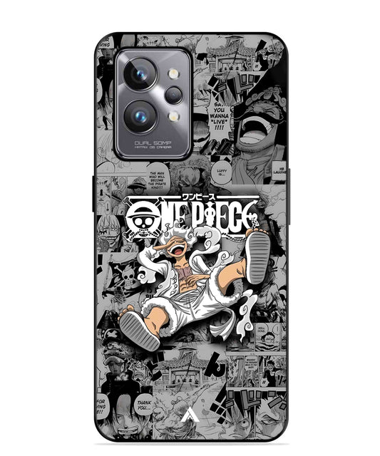 Onepiece luffy 01 Anime Metal Back Cover Phone Case for Realme GT 2 Pro