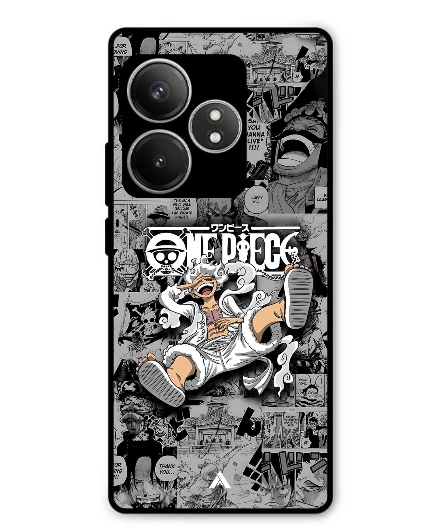Onepiece luffy 01 Anime Metal Back Cover Phone Case for Realme GT 6T