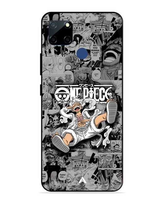Onepiece luffy 01 Anime Metal Back Cover Phone Case for Realme Narzo 20