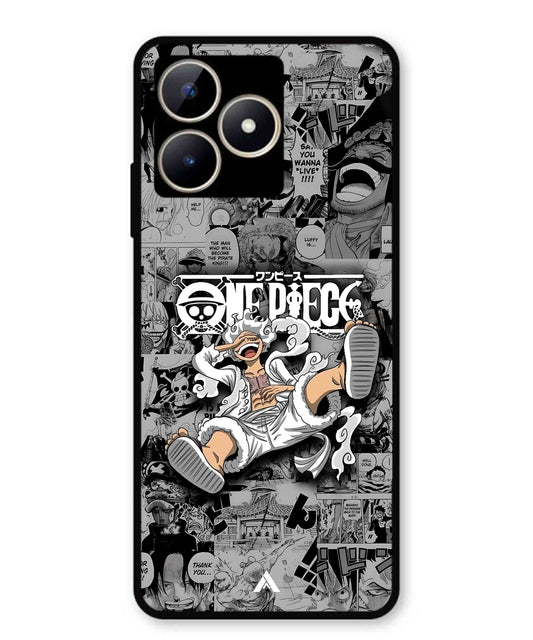 Onepiece luffy 01 Anime Metal Back Cover Phone Case for Realme Narzo N53