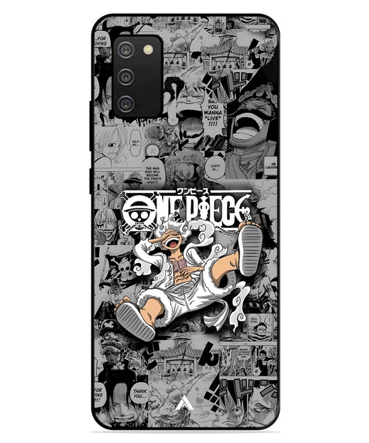 Onepiece luffy 01 Anime Metal Back Cover Phone Case for Samsung Galaxy A03s