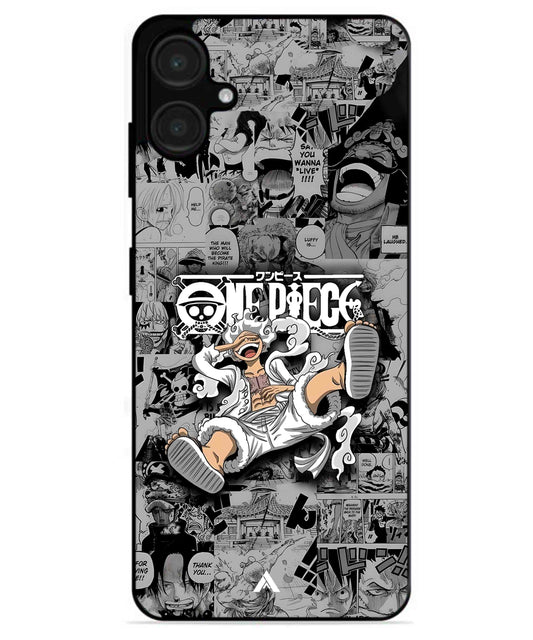 Onepiece luffy 01 Anime Metal Back Cover Phone Case for Samsung Galaxy A06