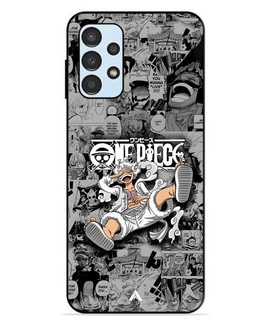 Onepiece luffy 01 Anime Metal Back Cover Phone Case for Samsung Galaxy A13 4G