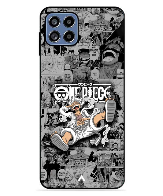 Onepiece luffy 01 Anime Metal Back Cover Phone Case for Samsung Galaxy A22 5G