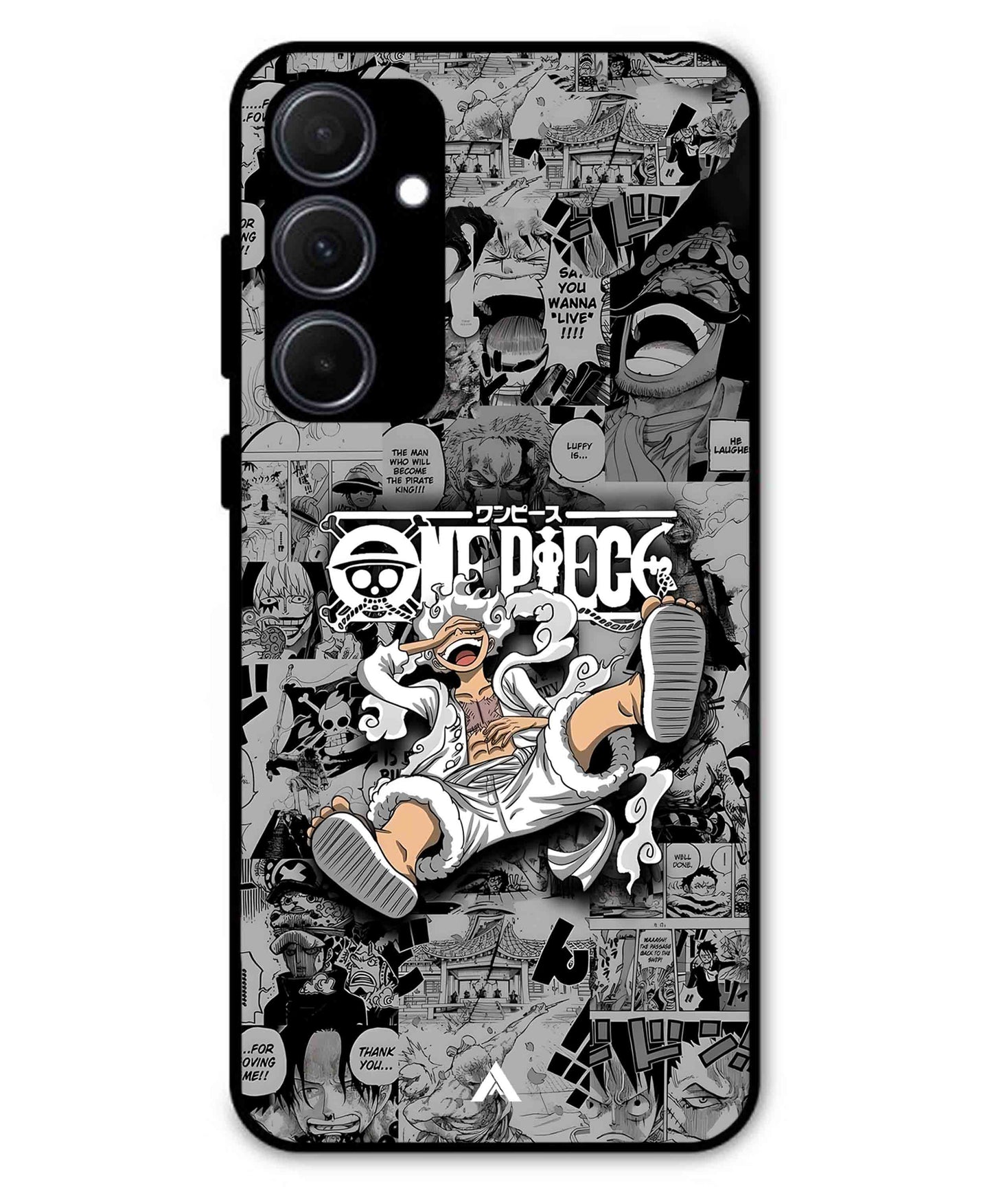Onepiece luffy 01 Anime Metal Back Cover Phone Case for Samsung Galaxy A35