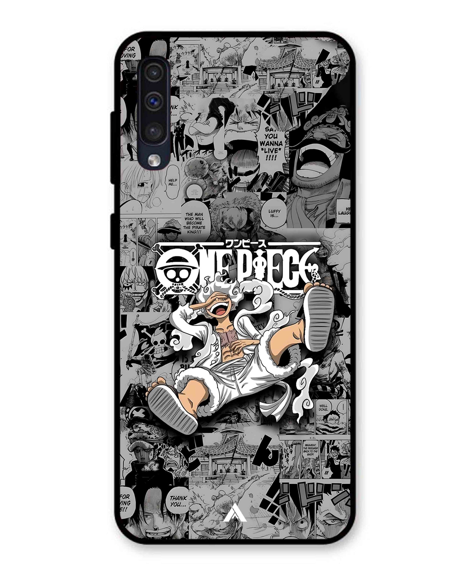 Onepiece luffy 01 Anime Metal Back Cover Phone Case for Samsung Galaxy A50