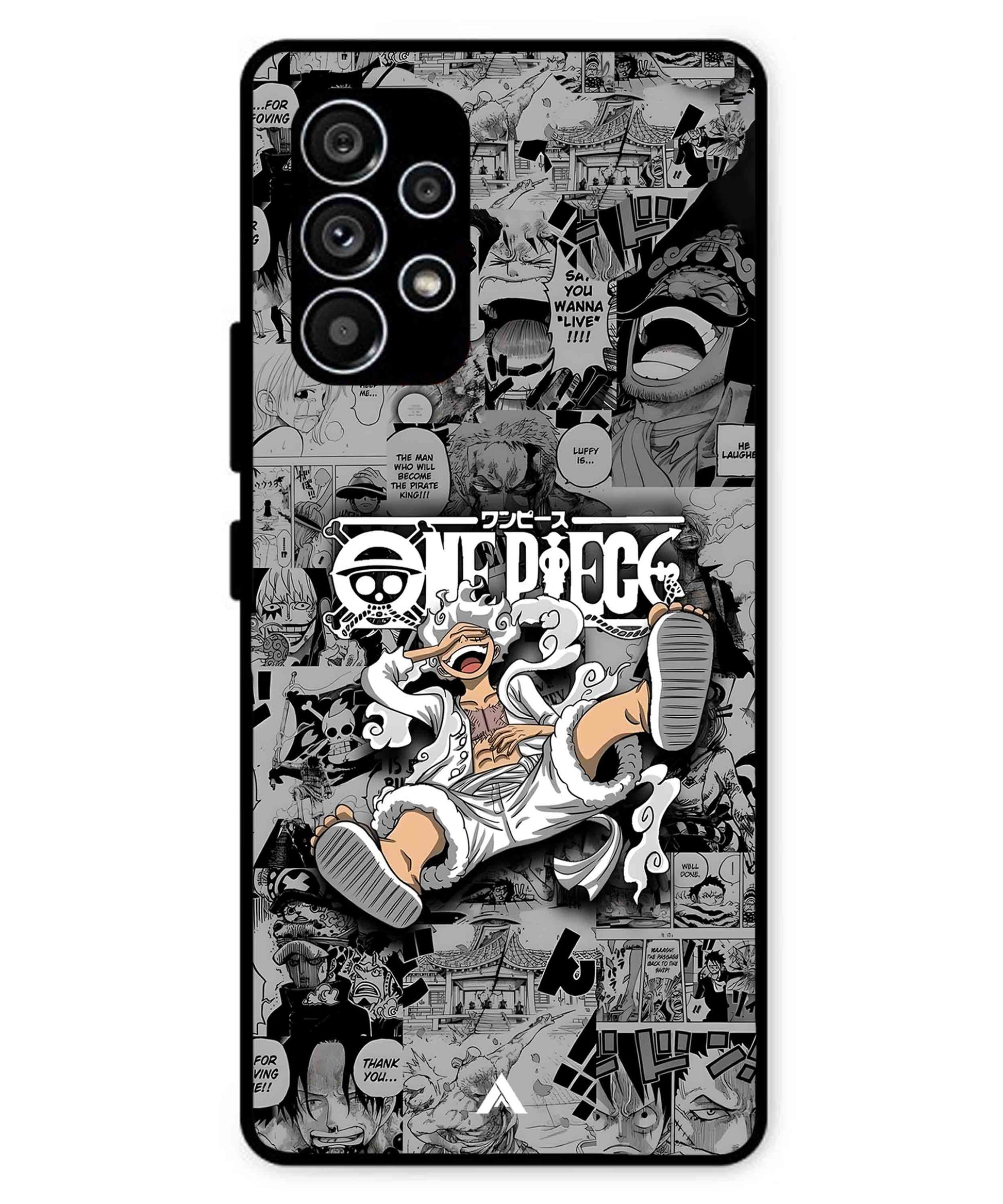 Onepiece luffy 01 Anime Metal Back Cover Phone Case for Samsung Galaxy A53