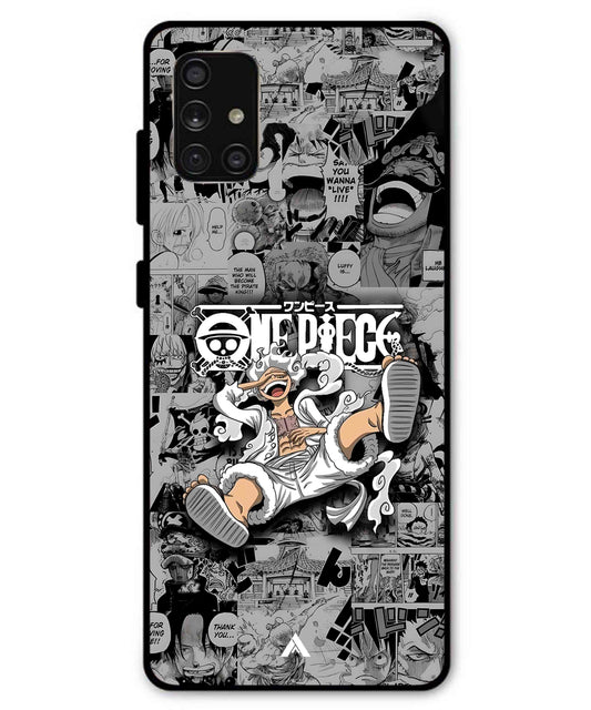 Onepiece luffy 01 Anime Metal Back Cover Phone Case for Samsung Galaxy A71