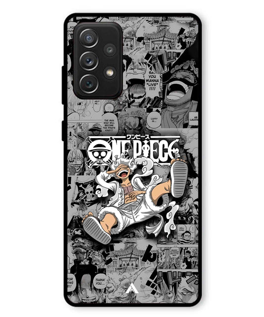 Onepiece luffy 01 Anime Metal Back Cover Phone Case for Samsung Galaxy A72