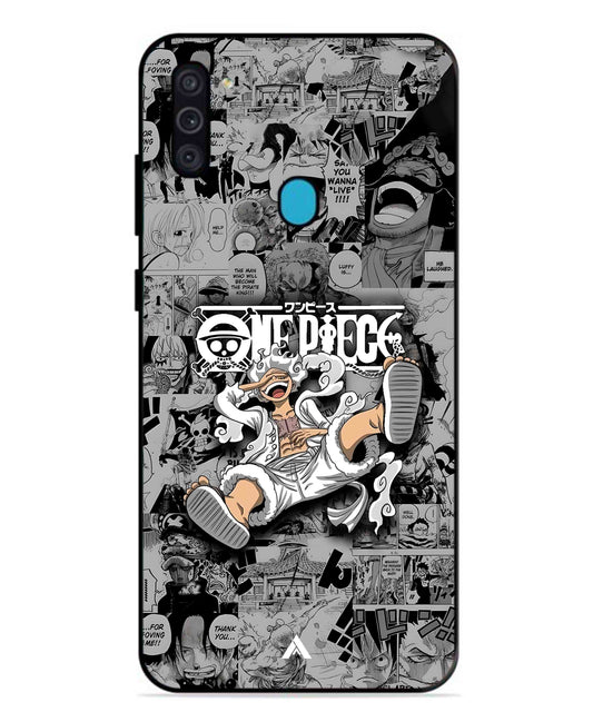 Onepiece luffy 01 Anime Metal Back Cover Phone Case for Samsung Galaxy F11