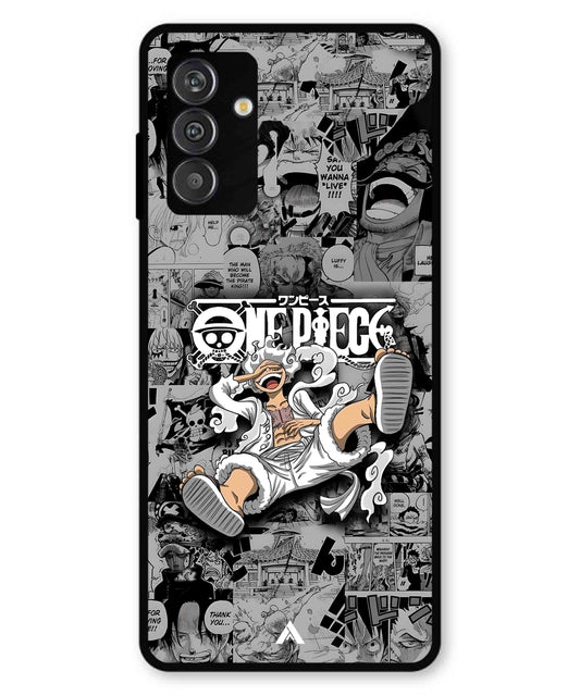 Onepiece luffy 01 Anime Metal Back Cover Phone Case for Samsung Galaxy F14