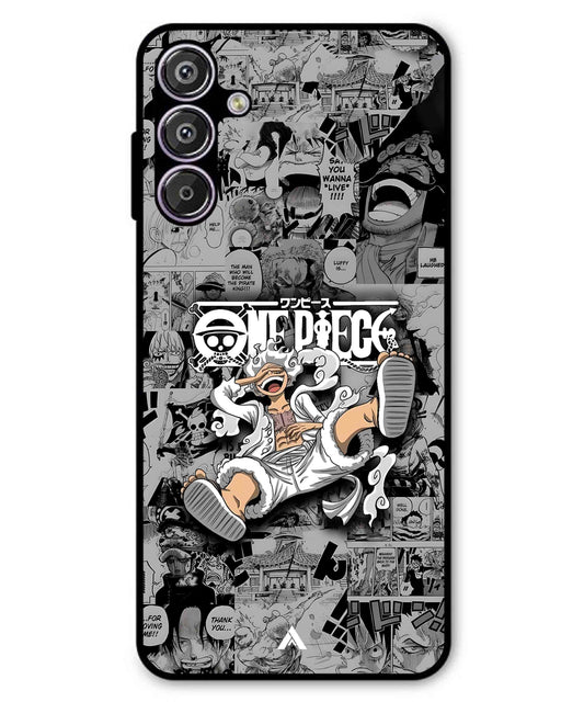 Onepiece luffy 01 Anime Metal Back Cover Phone Case for Samsung Galaxy F15