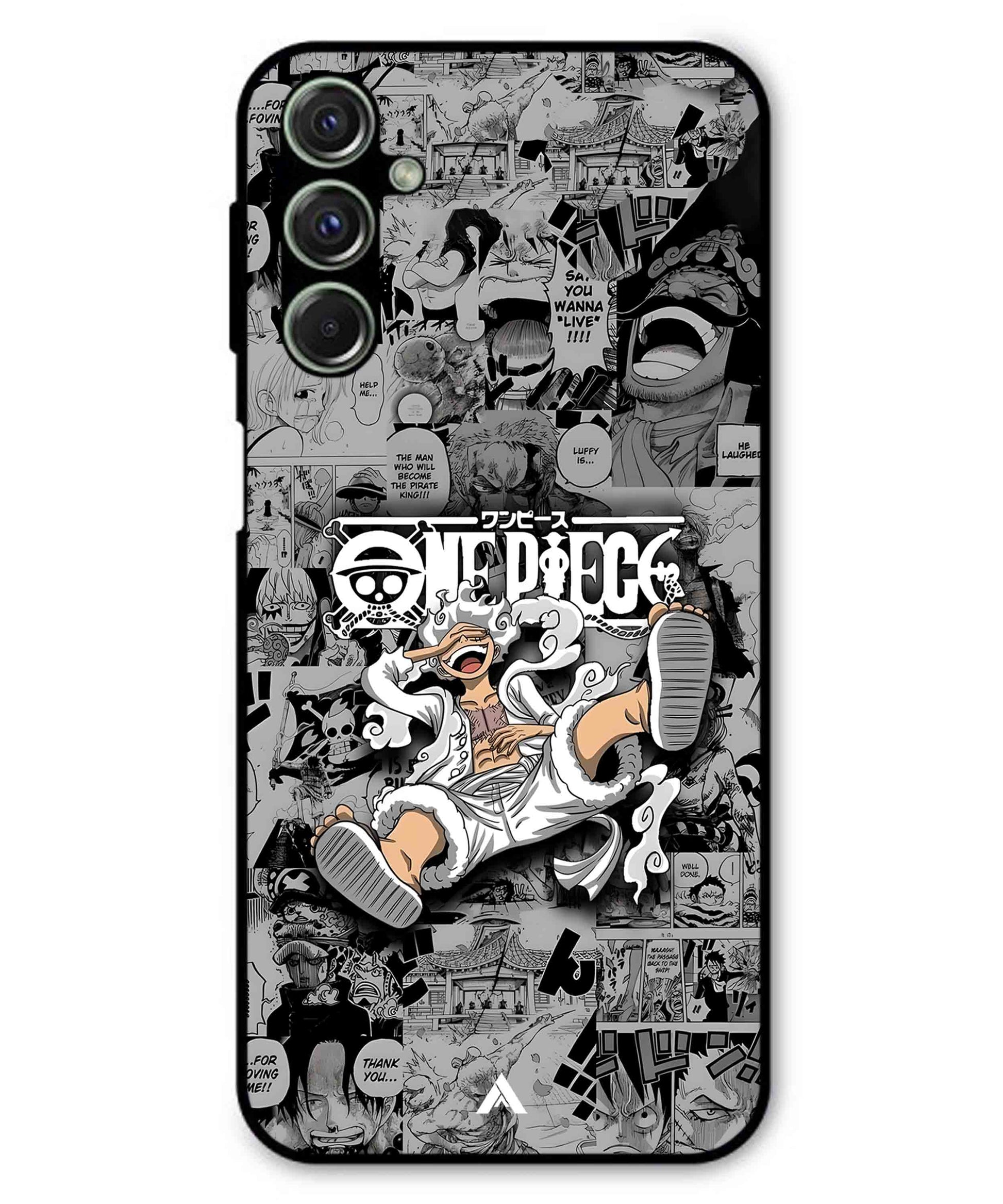 Onepiece luffy 01 Anime Metal Back Cover Phone Case for Samsung Galaxy F34