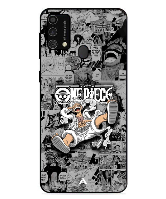 Onepiece luffy 01 Anime Metal Back Cover Phone Case for Samsung Galaxy F41