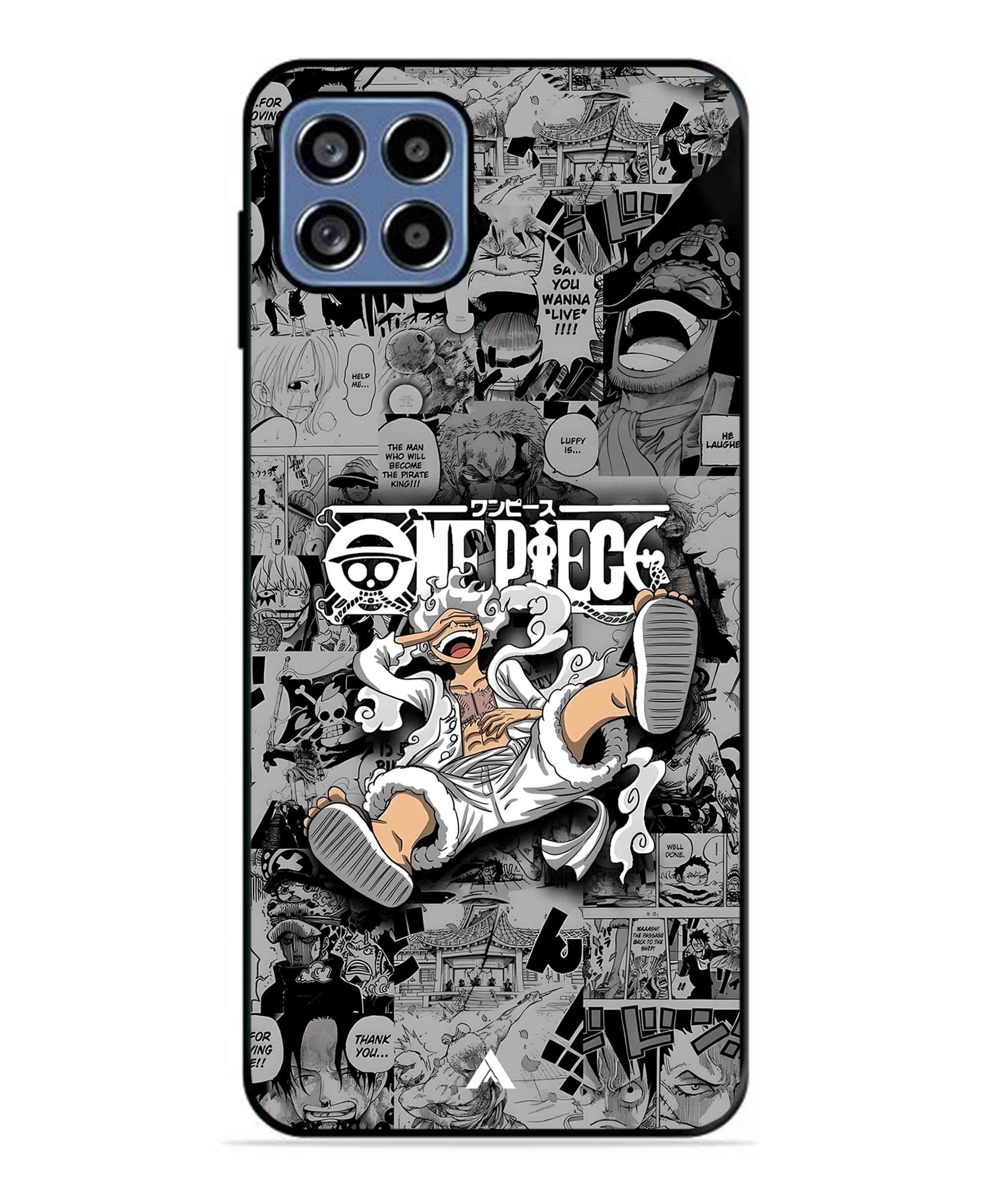 Onepiece luffy 01 Anime Metal Back Cover Phone Case for Samsung Galaxy F42