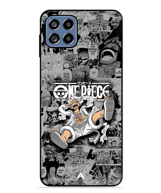 Onepiece luffy 01 Anime Metal Back Cover Phone Case for Samsung Galaxy F42