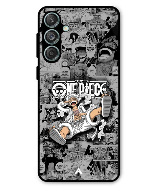 Onepiece luffy 01 Anime Metal Back Cover Phone Case for Samsung Galaxy F55