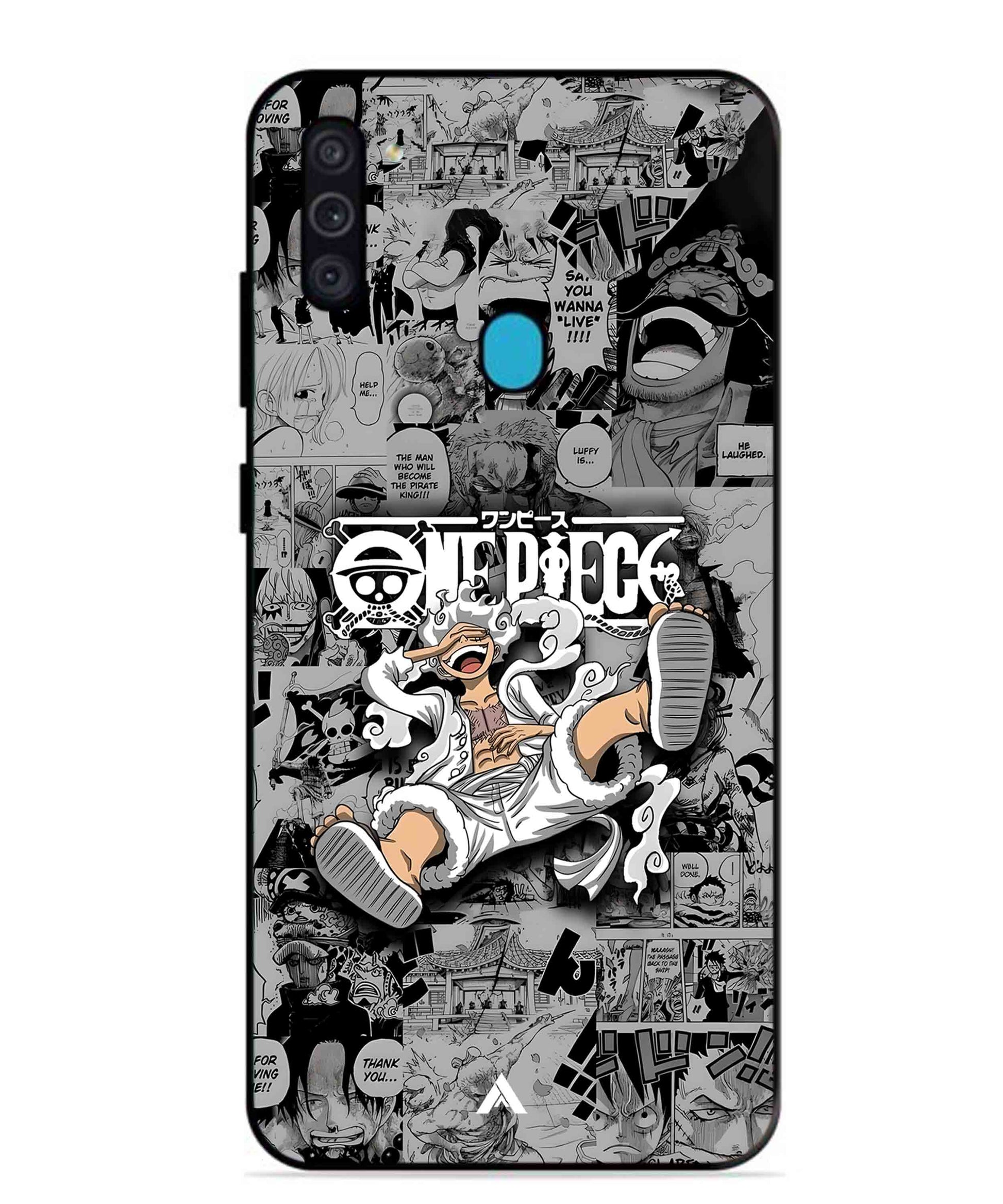 Onepiece luffy 01 Anime Metal Back Cover Phone Case for Samsung Galaxy M11