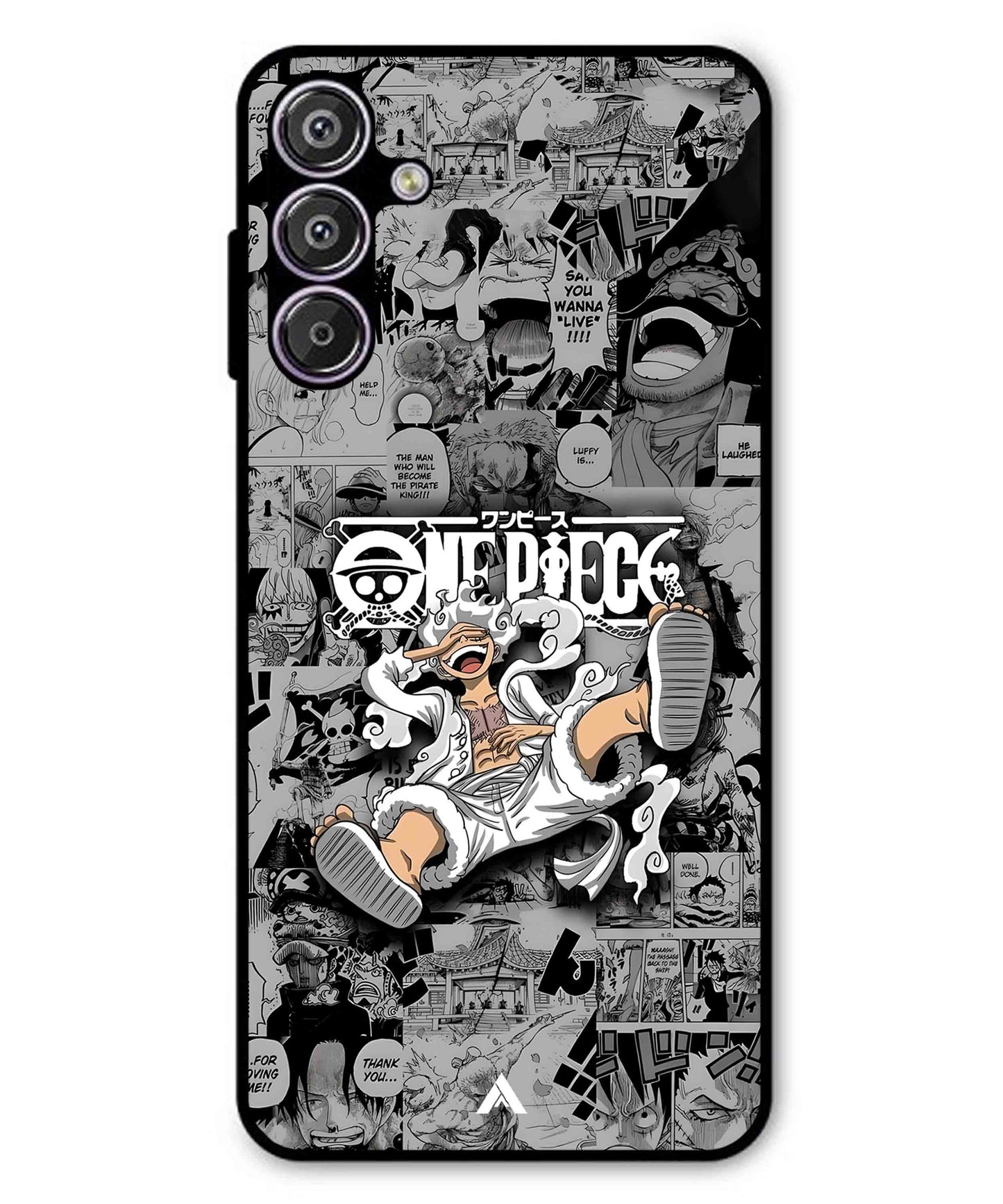 Onepiece luffy 01 Anime Metal Back Cover Phone Case for Samsung Galaxy M15