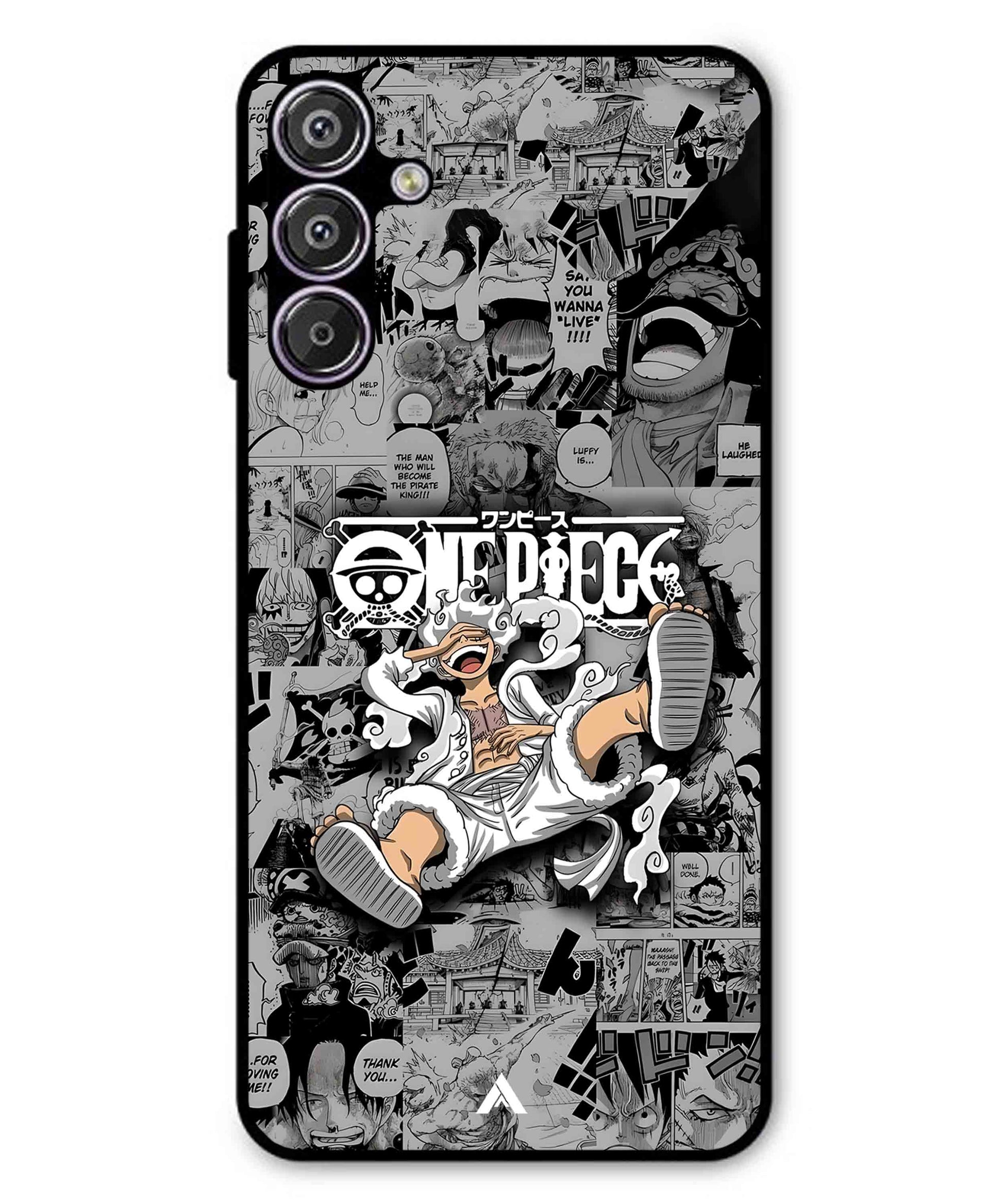 Onepiece luffy 01 Anime Metal Back Cover Phone Case for Samsung Galaxy M15