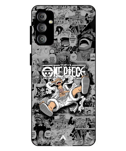 Onepiece luffy 01 Anime Metal Back Cover Phone Case for Samsung Galaxy M23