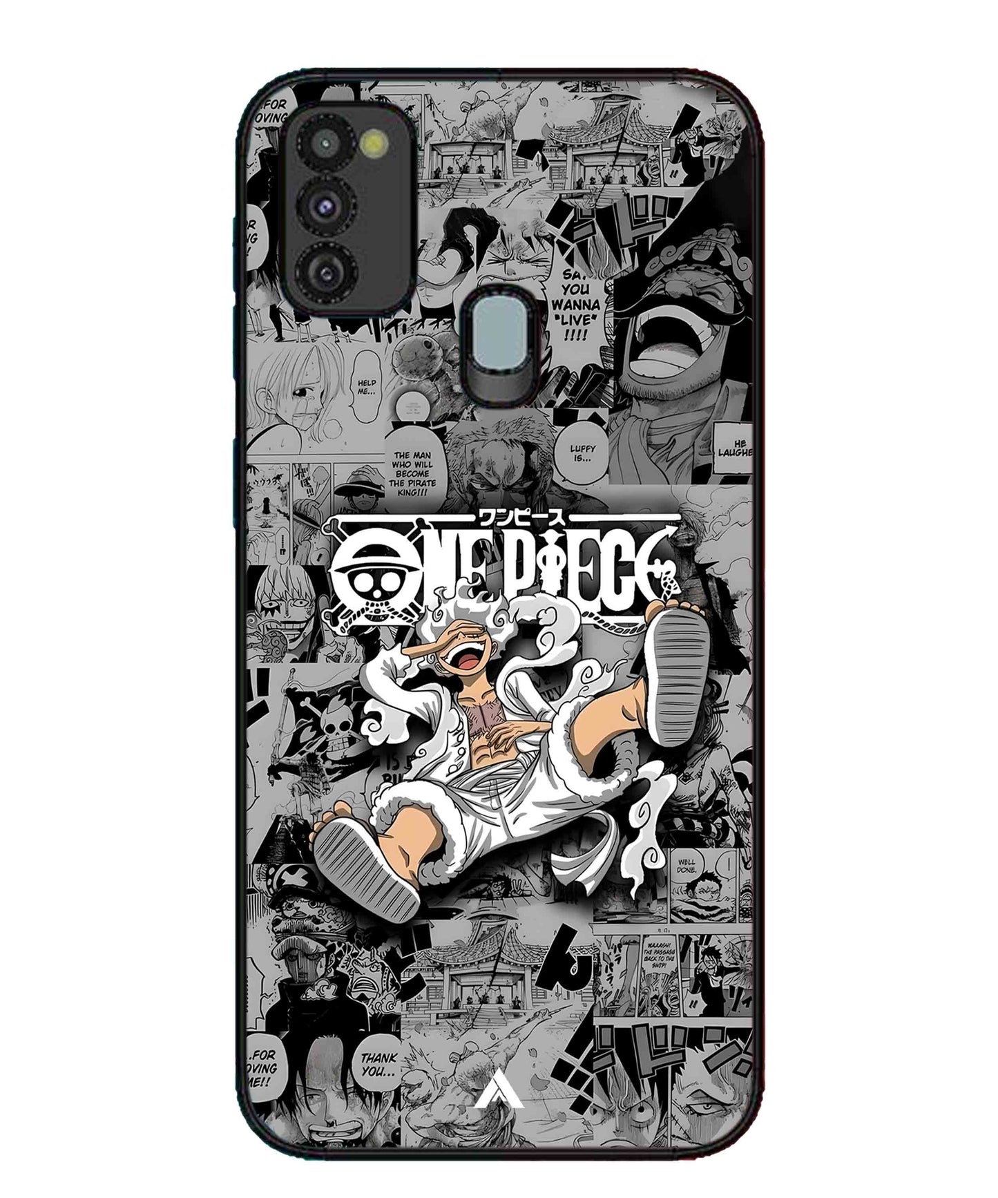 Onepiece luffy 01 Anime Metal Back Cover Phone Case for Samsung Galaxy M30s