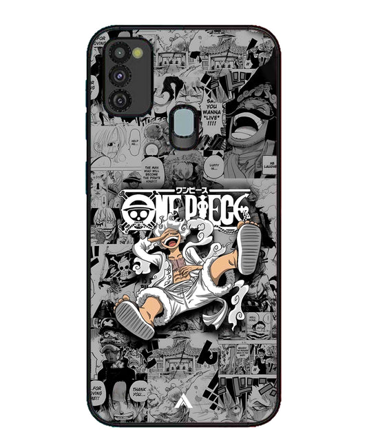 Onepiece luffy 01 Anime Metal Back Cover Phone Case for Samsung Galaxy M30s