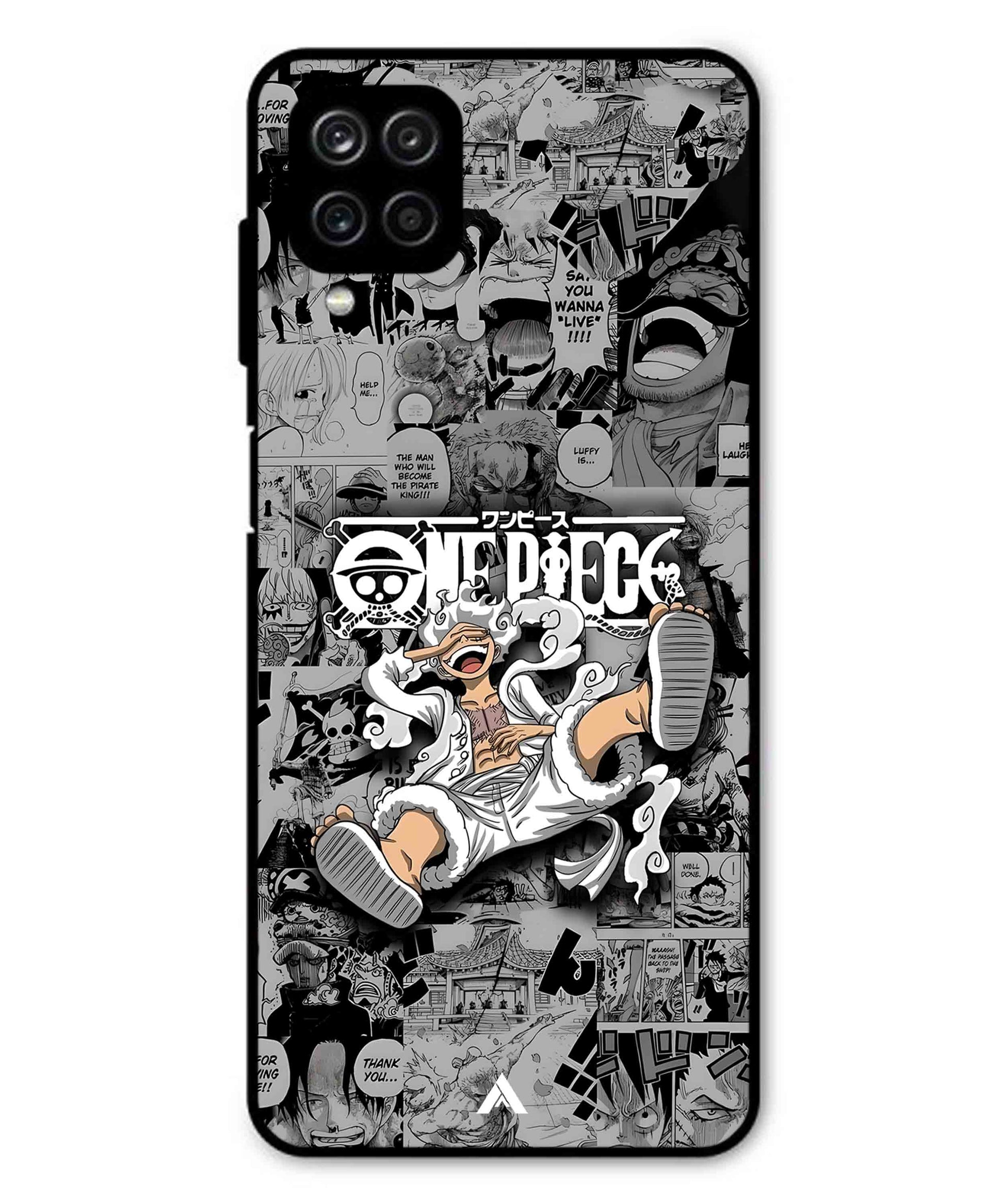 Onepiece luffy 01 Anime Metal Back Cover Phone Case for Samsung Galaxy M32 4G