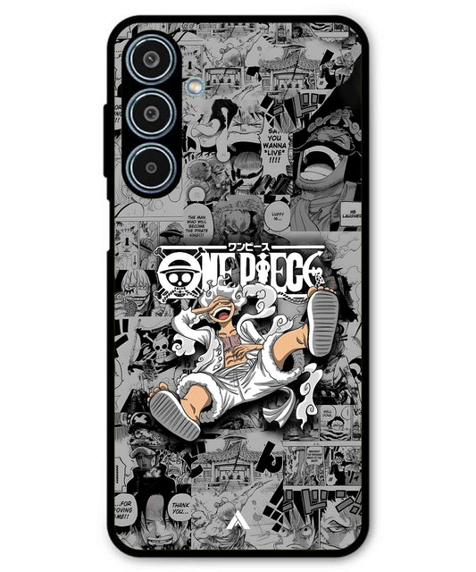 Onepiece luffy 01 Anime Metal Back Cover Phone Case for Samsung Galaxy M35