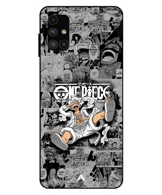 Onepiece luffy 01 Anime Metal Back Cover Phone Case for Samsung Galaxy M51