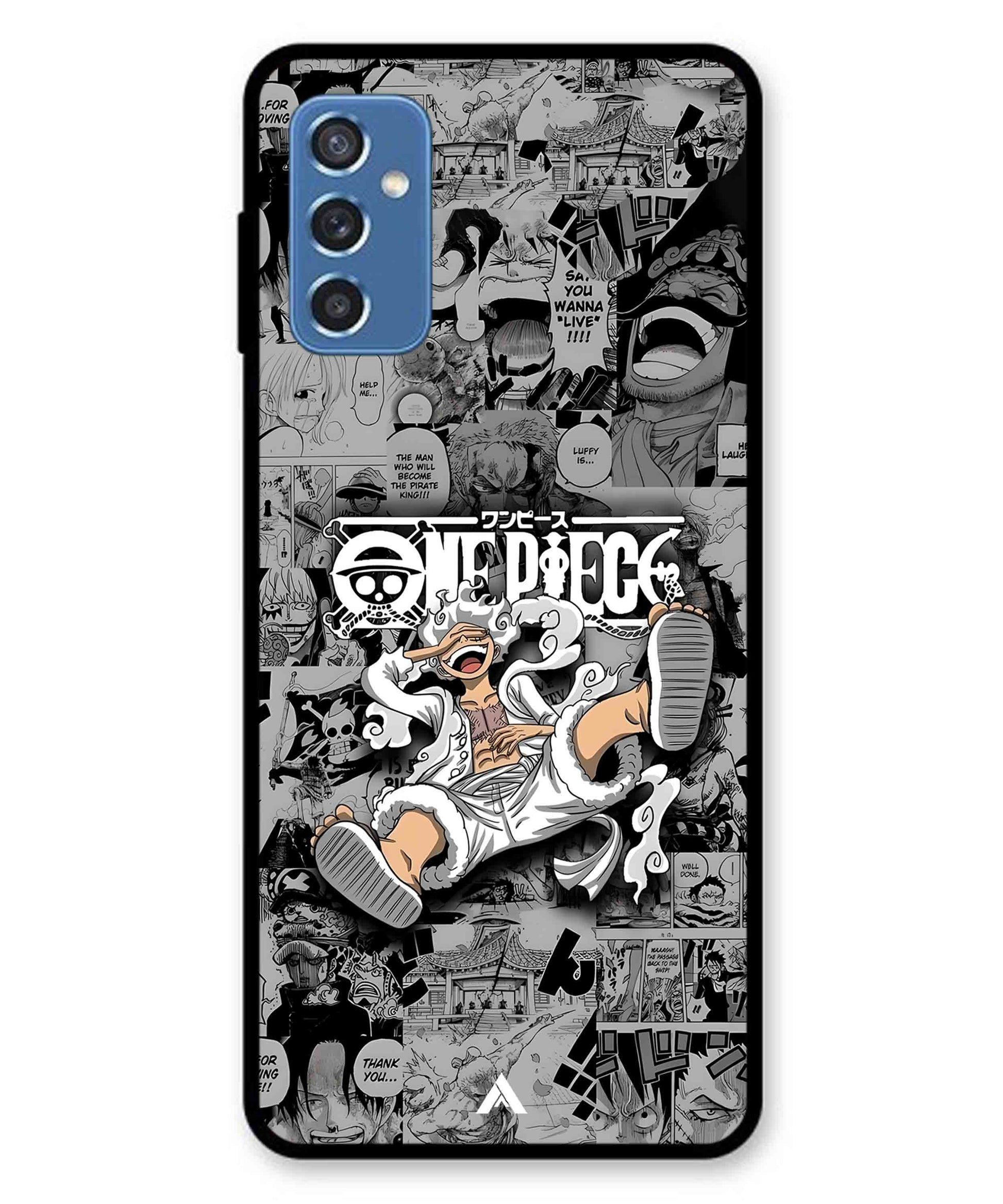 Onepiece luffy 01 Anime Metal Back Cover Phone Case for Samsung Galaxy M52