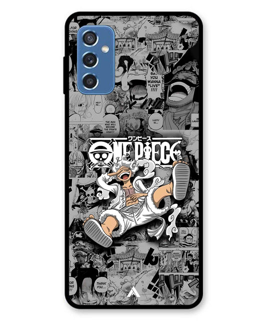 Onepiece luffy 01 Anime Metal Back Cover Phone Case for Samsung Galaxy M52