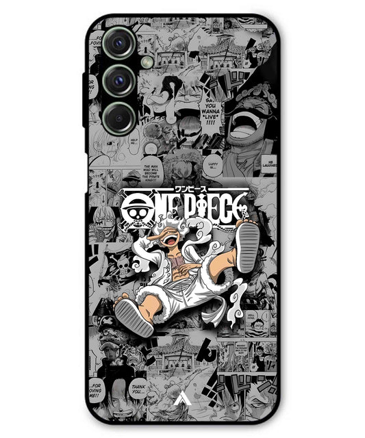 Onepiece luffy 01 Anime Metal Back Cover Phone Case for Samsung Galaxy M54