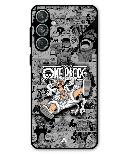 Onepiece luffy 01 Anime Metal Back Cover Phone Case for Samsung Galaxy M55
