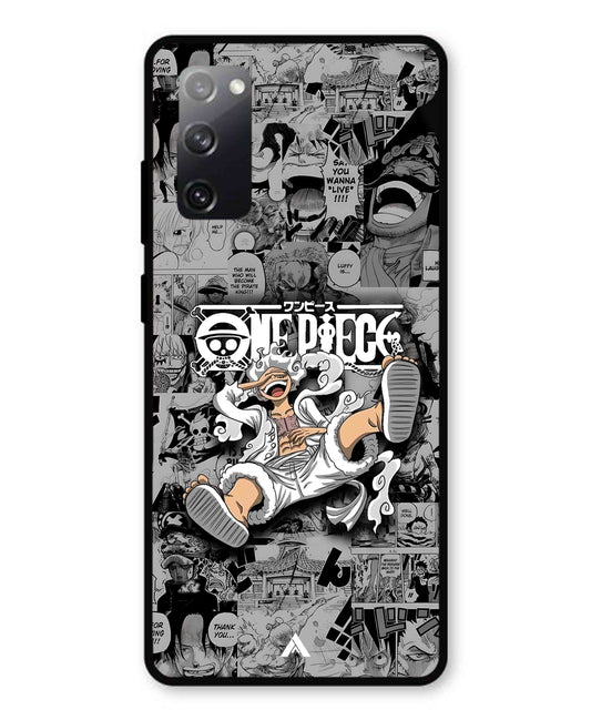 Onepiece luffy 01 Anime Metal Back Cover Phone Case for Samsung Galaxy S20