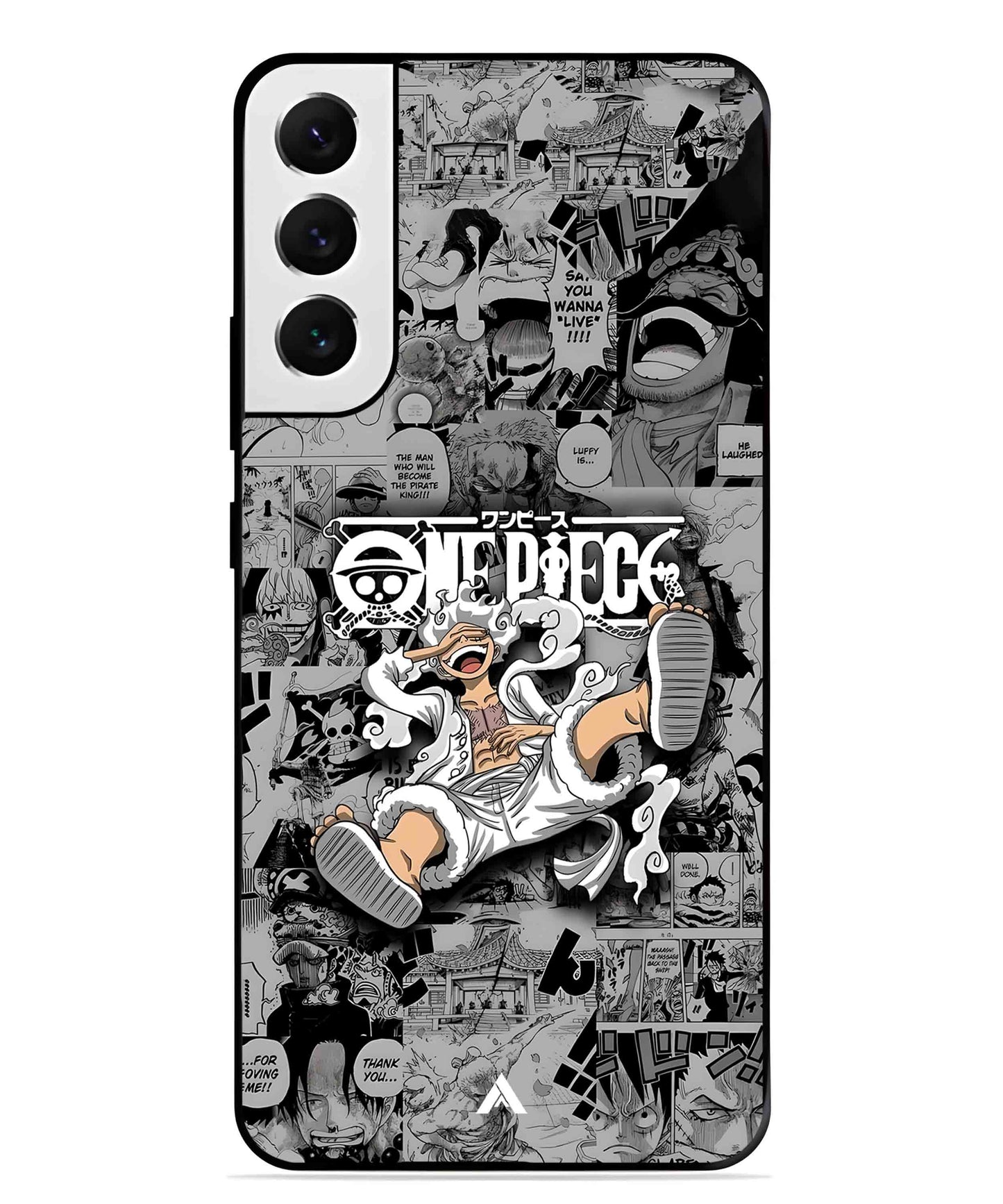 Onepiece luffy 01 Anime Metal Back Cover Phone Case for Samsung Galaxy S21