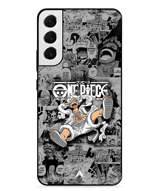 Onepiece luffy 01 Anime Metal Back Cover Phone Case for Samsung Galaxy S21