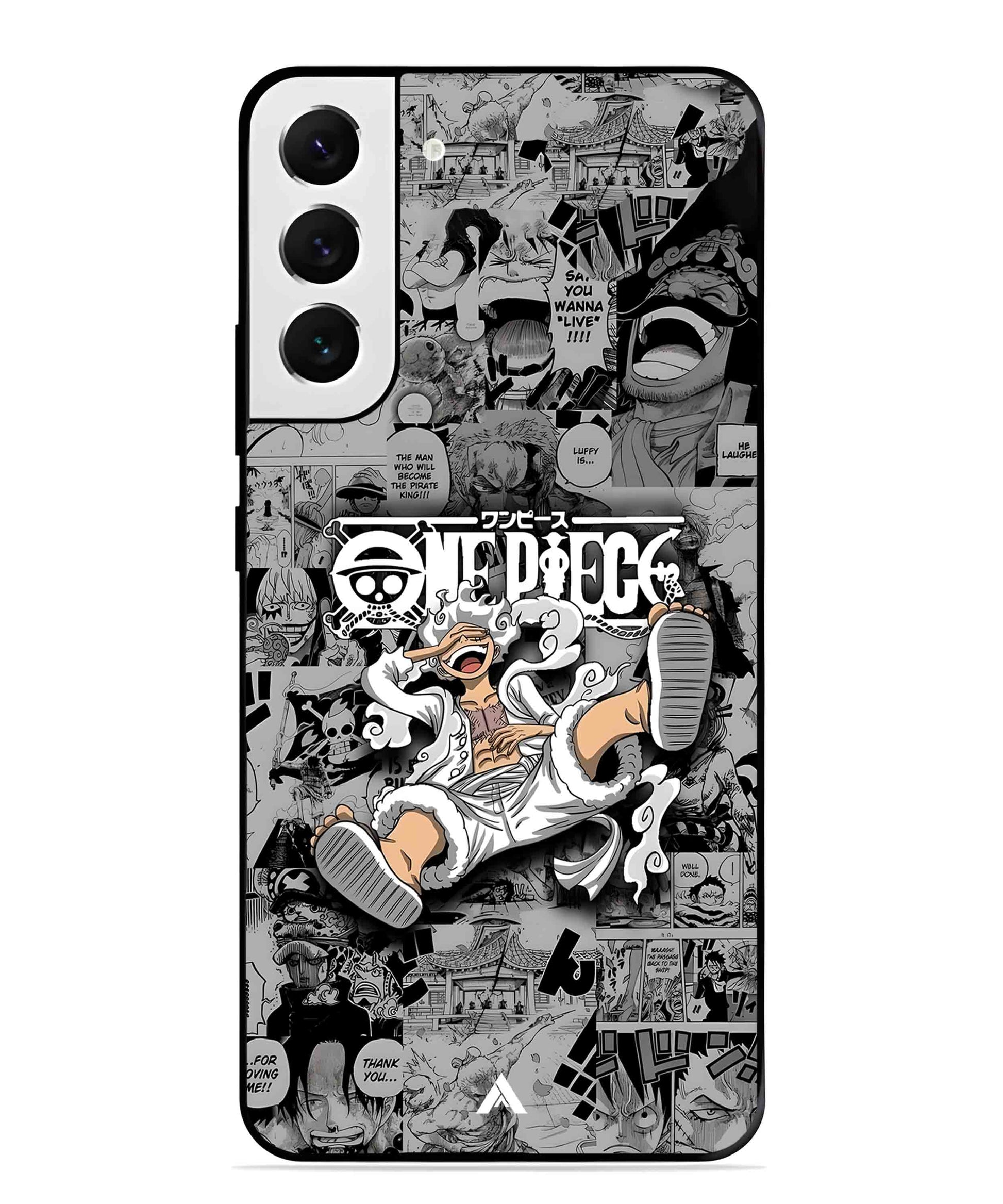 Onepiece luffy 01 Anime Metal Back Cover Phone Case for Samsung Galaxy S22 Plus