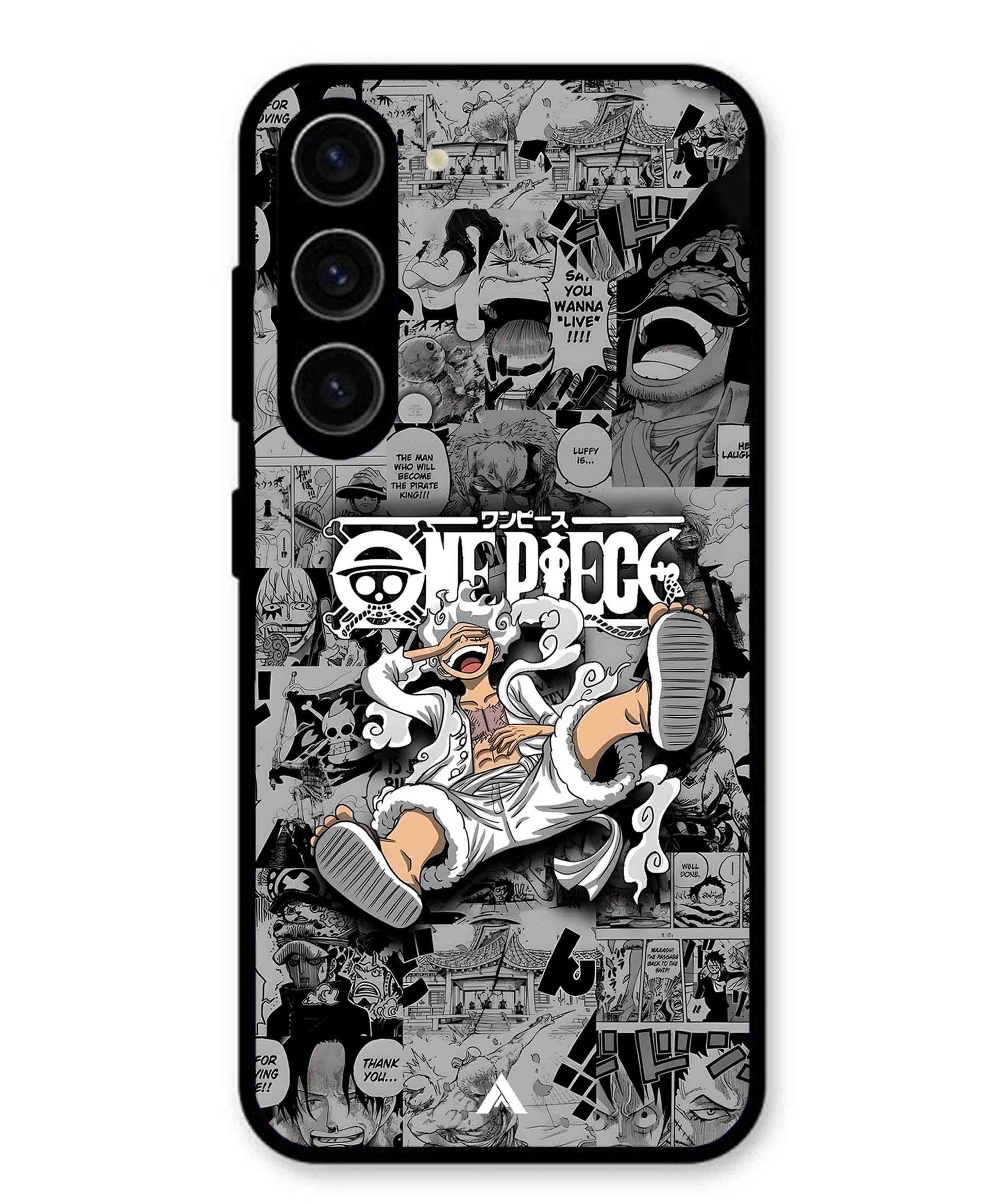Onepiece luffy 01 Anime Metal Back Cover Phone Case for Samsung Galaxy S23